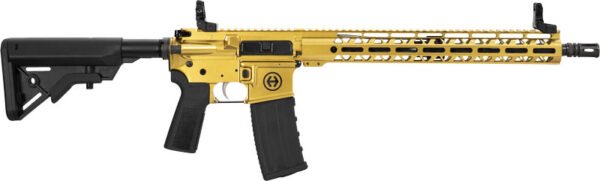 GHP15R556GOLD_1.jpg HI-POINT HP-15 AR-15 5.56 16" - 30RD M-LOK BLACK/GOLD THREADED