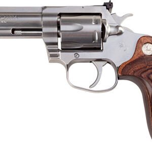 GKCOBRASB4TS.jpg COLT KING COBRA TARGET 357MAG - 4" 6RD STAINLESS WOOD GRIPS