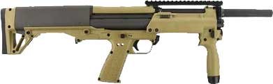 GKSGNRTAN.jpg KEL-TEC KSG-NR SHOTGUN 12GA. - 3" 8-SHOT 18.5" CYL. TAN/BLACK