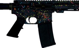 GL15223PSBLK.jpg GLFA AR15 PISTOL 223 WYLDE - 7.5" NITRIDE SPLATTER BLACK