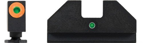 GLF007P5.jpg XS F8 NGT SGT SET FOR LG GLOCK - W/ FRNT ORG DOT/REAR WIDE NTCH