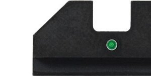 GLF008P5.jpg XS F8 NGT SGT SET FOR GLOCK 43 - W/ FRNT ORG DOT/REAR WIDE NTCH