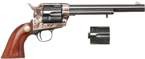 CIMARRON P-MODEL DUAL CYLINDER - 45LC/45ACP FS 7.5" CC/BL WAL