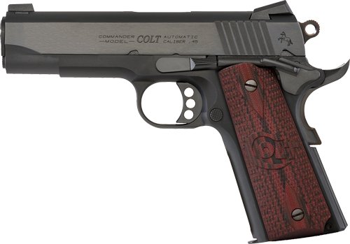GO4840XE.jpg COLT LIGHTWEIGHT COMMANDER - 45ACP 4.25" 8RD ANODIZE BLUED