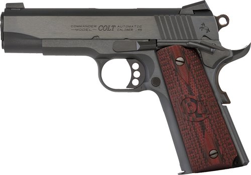 GO4940XE.jpg COLT COMBAT COMMANDER 45ACP - 4.25" 8RD BLUED G10 GRIPS