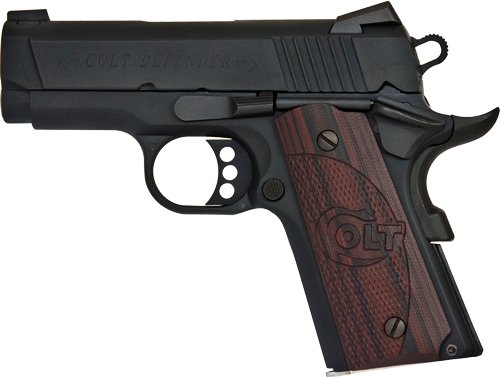 GO7802XE.jpg COLT DEFENDER 9MM 3" 7RD - ANODIZE BLUED G10 GRIPS