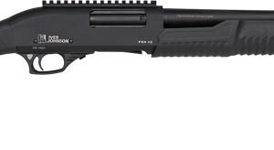GPAS12MB_1.jpg IVER JOHNSON PUMP 12GA 3" 18" - MUZZLE BRAKE BLUED SYNTHETIC