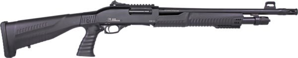 GPAS12PG_4.jpg IVER JOHNSON PUMP 12GA 3" 18" - CYL BLUED QD PISTOL GRIP STOCK