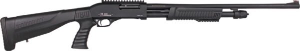 GPAS20PG24.jpg IVER JOHNSON PUMP 20GA 3" - 24" PISTOL GRIP BLACK SYNTH.