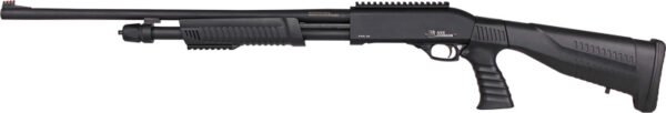 GPAS20PG24_LEFT.jpg IVER JOHNSON PUMP 20GA 3" - 24" PISTOL GRIP BLACK SYNTH.