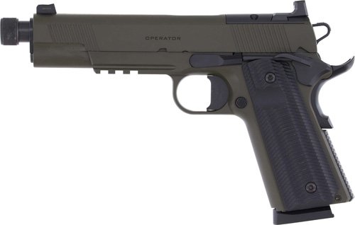 GPOT9230GAOS_LEFT_1.jpg SPRINGFIELD 1911 OPERATOR AOS - 45 ACP 5" 8RD GREEN THREADED