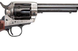 GPP405LSFW_3.jpg CIMARRON FRONTIER 357MAG PW FS - 7.5" ENGRAVED SILVER/BL WAL