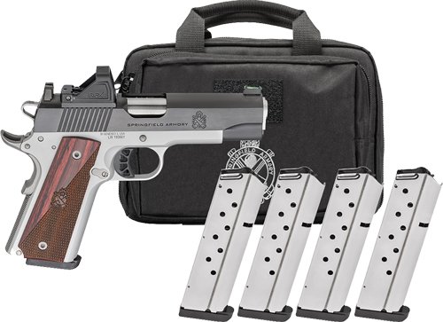 GPX9117LAOSPAC_1.jpg SPRINGFIELD 1911 RONIN 9MM - 4.25" 9RD 4 MAGS GEAR PAC