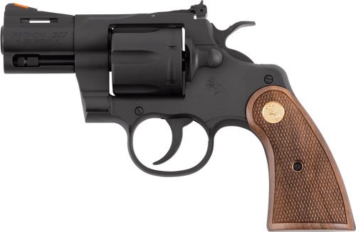 GPYTHONBM2WTS_1.jpg COLT PYTHON 357MAG 2.5" 6RD - MATTE BLUED WOOD GRIPS
