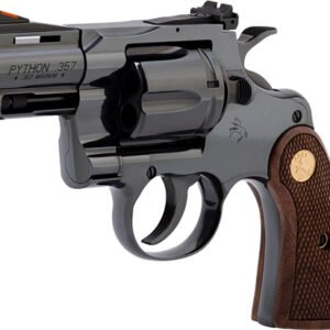 GPYTHONBP2WTS_ANGLE.jpg COLT PYTHON 357MAG 2.5" 6RD - BLUED WALNUT GOLD MEDALLION