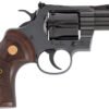 GPYTHONBP3WTS.jpg COLT PYTHON 357MAG 3" 6RD - BLUED WALNUT GOLD MEDALLION