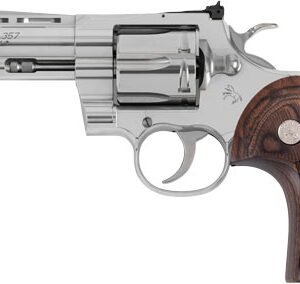 GPYTHONSP5WTS.jpg COLT PYTHON 357MAG 5" 6RD - STAINLESS WALNUT GRIPS