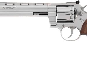 GPYTHONSP8WTS.jpg COLT PYTHON 357MAG 8" 6RD - STAINLESS WALNUT GRIPS