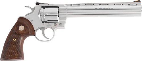 GPYTHONSP8WTS_RIGHT.jpg COLT PYTHON 357MAG 8" 6RD - STAINLESS WALNUT GRIPS