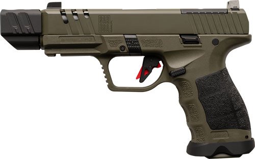 SAR SAR9 COMPACT SOCOM COMP 9M - 4.7" BBL 15/21 RD MAG SF GREEN