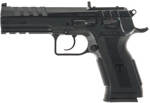 TANFOGLIO FORCE DUTY 9MM 4.9" - 17RD POLY OPTIC READY BLACK