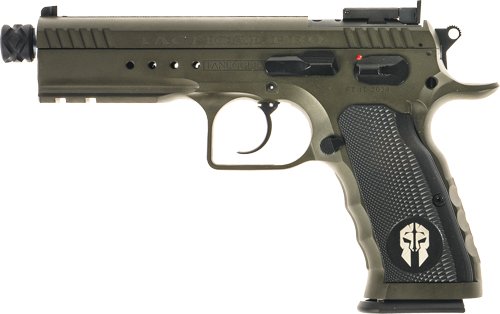 TANFOGLIO TACTICAL PRO 9MM - 4.9" 17/20RD STEEL THREADED