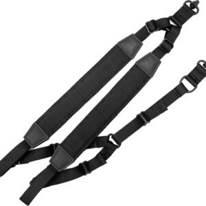 GTSL118.jpg GROVTEC MOLLE BACKPACK SLING - W/PUSH BUTTON SWIVELS BLACK