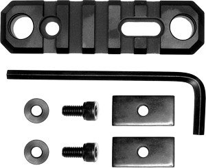 GTSW192_1.jpg GROVTEC RAIL PUSH BUTTON BASE - STOCK AR 3.1" 5 SLOT ALUM BLK