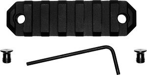 GTSW228_1.jpg GROVTEC RAIL SECTION KEYMOD - 3" 7 SLOT ALUMINUM BLACK