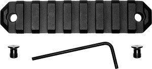 GTSW229_1.jpg GROVTEC RAIL SECTION KEYMOD - 3.8" 9 SLOT ALUMINUM BLACK