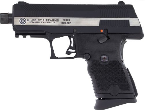 GYC380CF_LEFT.jpg HI-POINT PISTOL YC380 380ACP - AS 2-TONE POLY YC SLIDE THREAD