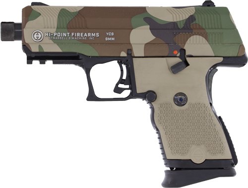 GYC9M81_1.jpg HI-POINT PISTOL YC9 9MM 10RD - 3.93" M81 US WOODLAND CAMO