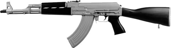 GZR7762CSB_LEFT_2.jpg ZASTAVA ZPAPM70 RIFLE 7.62X39 - SILVER CERAKOTE 30RD BLK STOCK