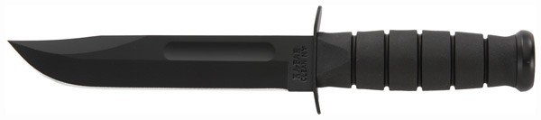 K1213.jpg KA-BAR FIGHTING/UTILITY KNIFE - 7" W/PLASTIC SHEATH BLACK