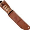 K1218_IN-SHEATH.jpg KA-BAR FIGHTING/UTILITY KNIFE - 7" SRRTD W/LEATHER SHEATH USMC