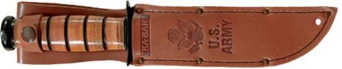 K1219_SHEATH.jpg KA-BAR FIGHTING/UTILITY KNIFE - 7" SRRTD W/LTHR SHTH US ARMY