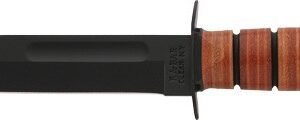 K1220.jpg KA-BAR FIGHTING/UTILITY KNIFE - 7" W/LEATHER SHEATH US ARMY
