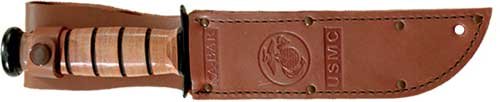 K1252_SHEATH.jpg KA-BAR FIGHTING/UTILITY KNIFE - 5.25" SHRT W/LTHR USMC SERRTD