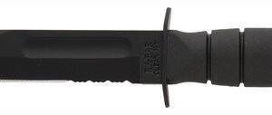 K1259.jpg KA-BAR SHORT KA-BAR - 5.25" SERR W/PLASTIC SHEATH