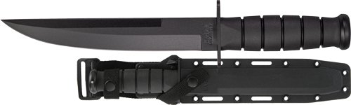 K1266.jpg KA-BAR MODIFIED TANTO 8" PLAIN - EDGE BLADE W/HARD PLASTIC SHTH