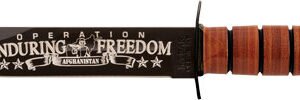K9169.jpg KA-BAR USMC OEF AFGHANISTAN - 7" W/LEATHER SHEATH USMC