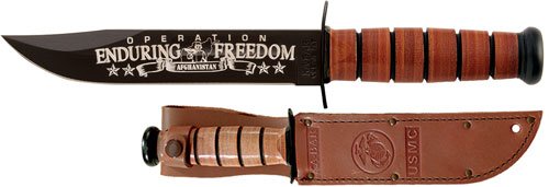 K9169_SHEATH.jpg KA-BAR USMC OEF AFGHANISTAN - 7" W/LEATHER SHEATH USMC
