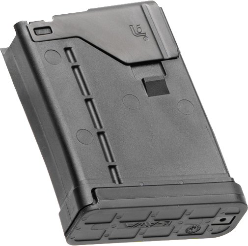 L5LG2510BLK_1.jpg LANCER MAGAZINE L5AWM AR-15 - 5.56X45 5RD OPAQUE BLACK GEN 2
