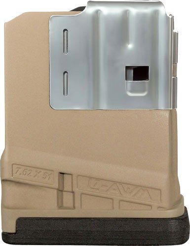 L710FDE.jpg LANCER MAGAZINE L7AWM SR-25 - 7.62X51 10RD OPAQUE FDE