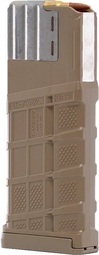 L7G225FDE_1.jpg LANCER MAGAZINE L7AWM SR-25 - 7.62X51 25RD OPAQUE FDE GEN 2