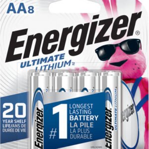 L91SBP8.jpg ENERGIZER ULTIMATE LITHIUM - BATTERIES AA 8-PACK