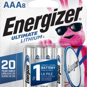 L92SBP8.jpg ENERGIZER ULTIMATE LITHIUM - BATTERIES AAA 8-PACK