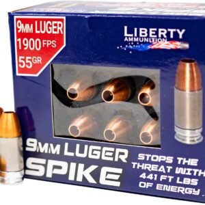 LA-SPI9MM-55-20.jpg LIB 9MM 55GR SPIKE 20RD