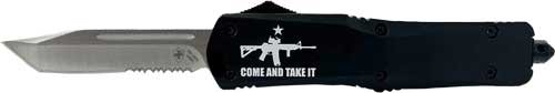 LAR15532_2.jpg TEMPLAR KNIFE LARGE OTF COME - AND TAKE IT AR 3.5" SILVER BLD