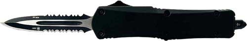 LBR431_1.jpg TEMPLAR KNIFE LARGE OTF BLACK - RUBBER 3.5" BLACK DAGGER SRRTD
